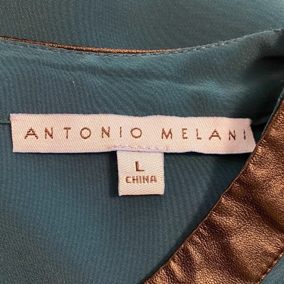 ▪️Antonio Melani Leather Trim Accent Top▪️ - Picture 10 of 11